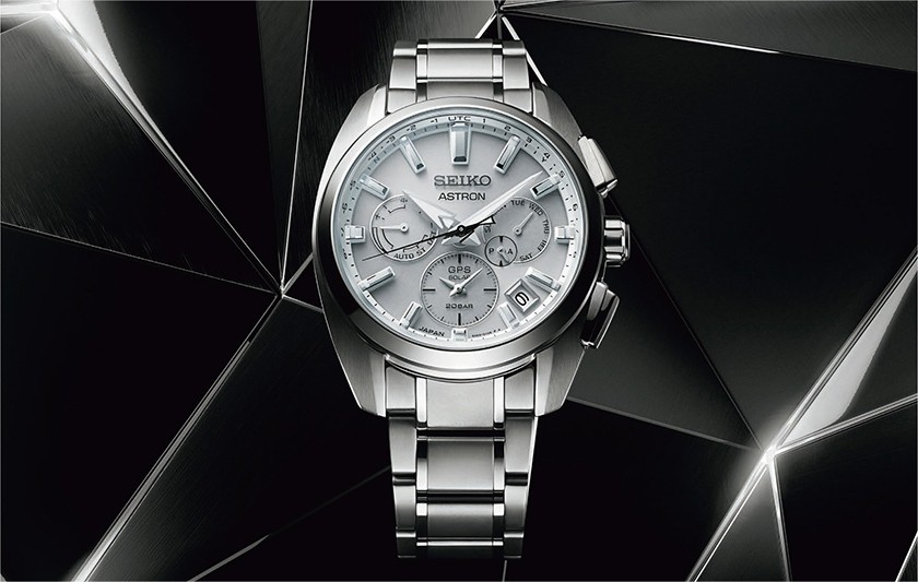 Seiko titanium 2025 solar chronograph