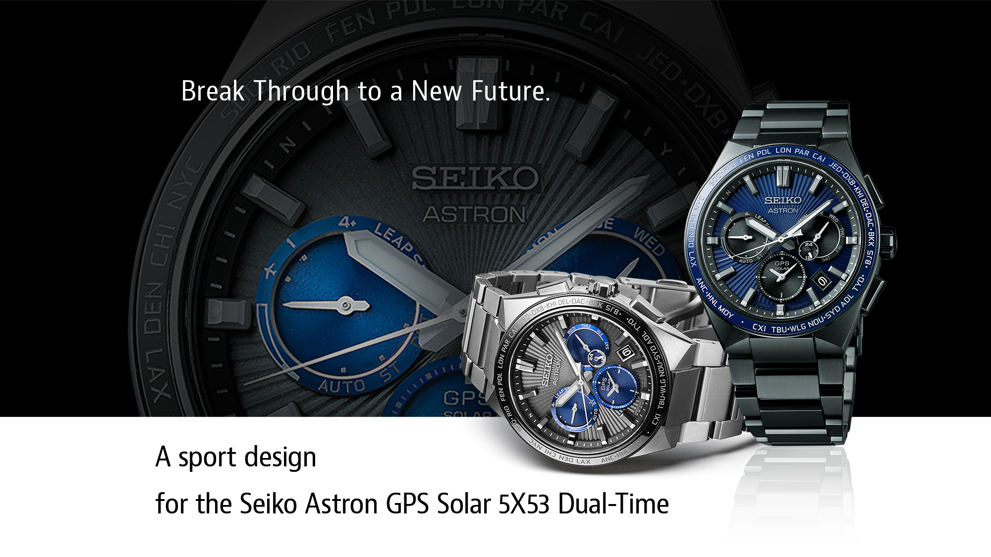 The Seiko Astron GPS Solar Sport design