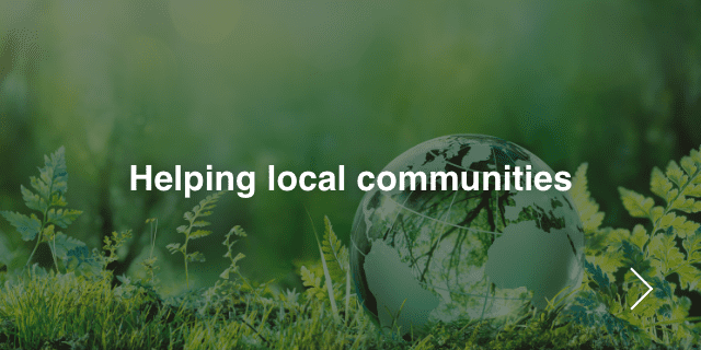 Helpen van lokale gemeenschappen