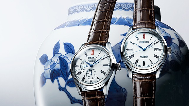 Seiko Presage Mostrador em Porcelana Arita