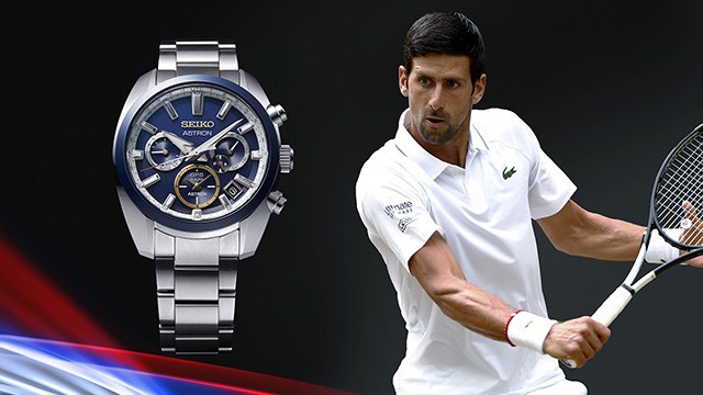 A new Astron GPS Solar watch flies the flag for Novak Djokovic - Seiko