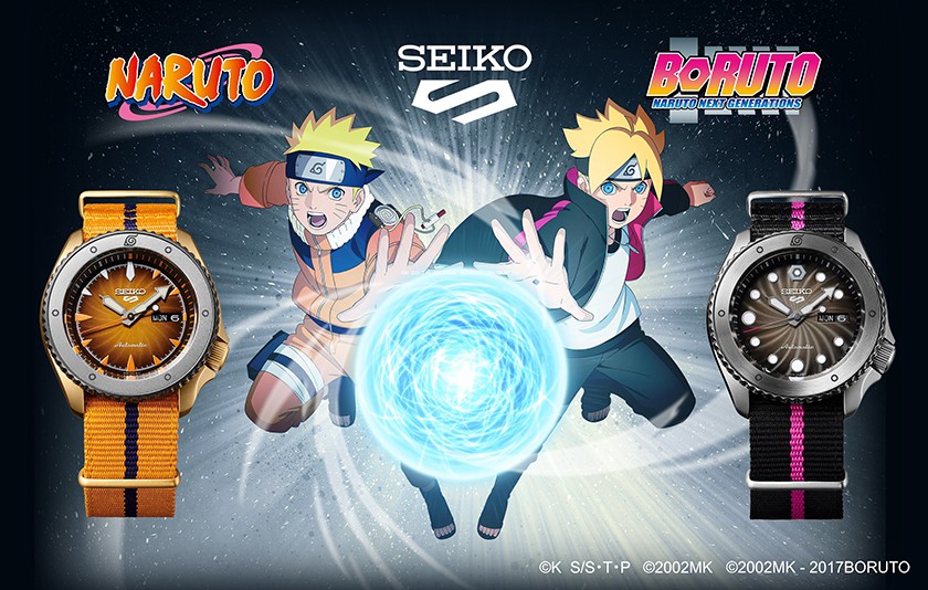 Seiko 5 Sports trifft auf NARUTO BORUTO SEIKO WATCHES