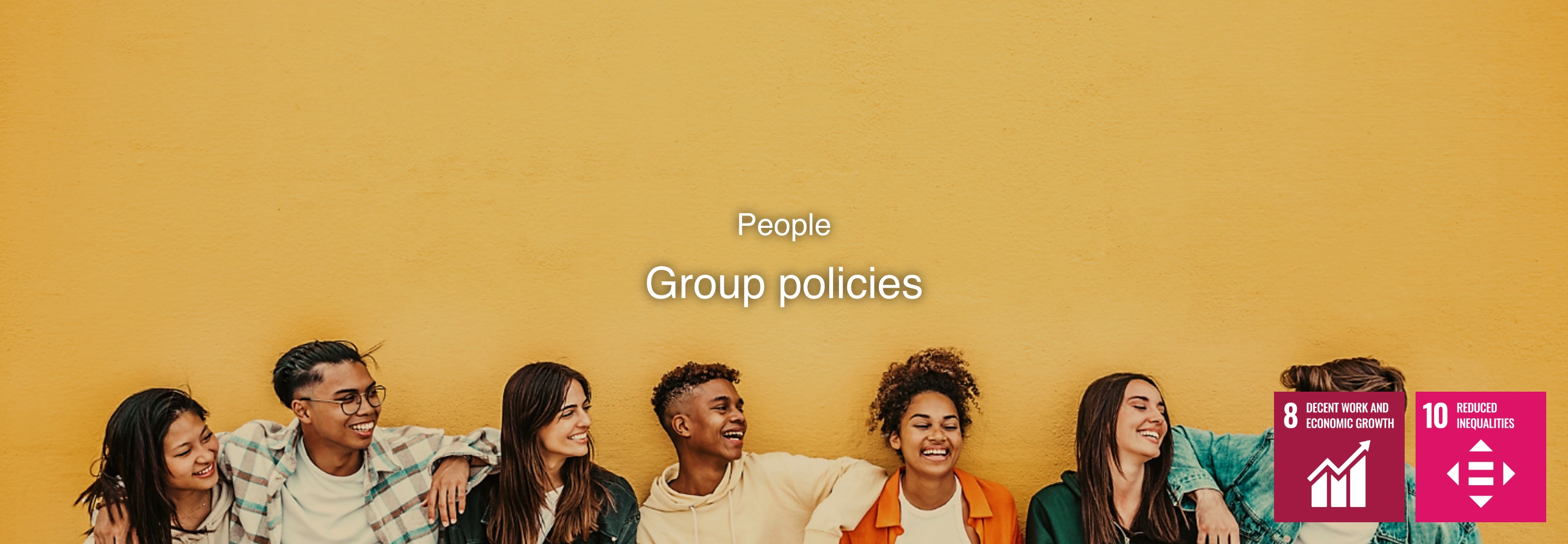 Le persone Le politiche del Gruppo