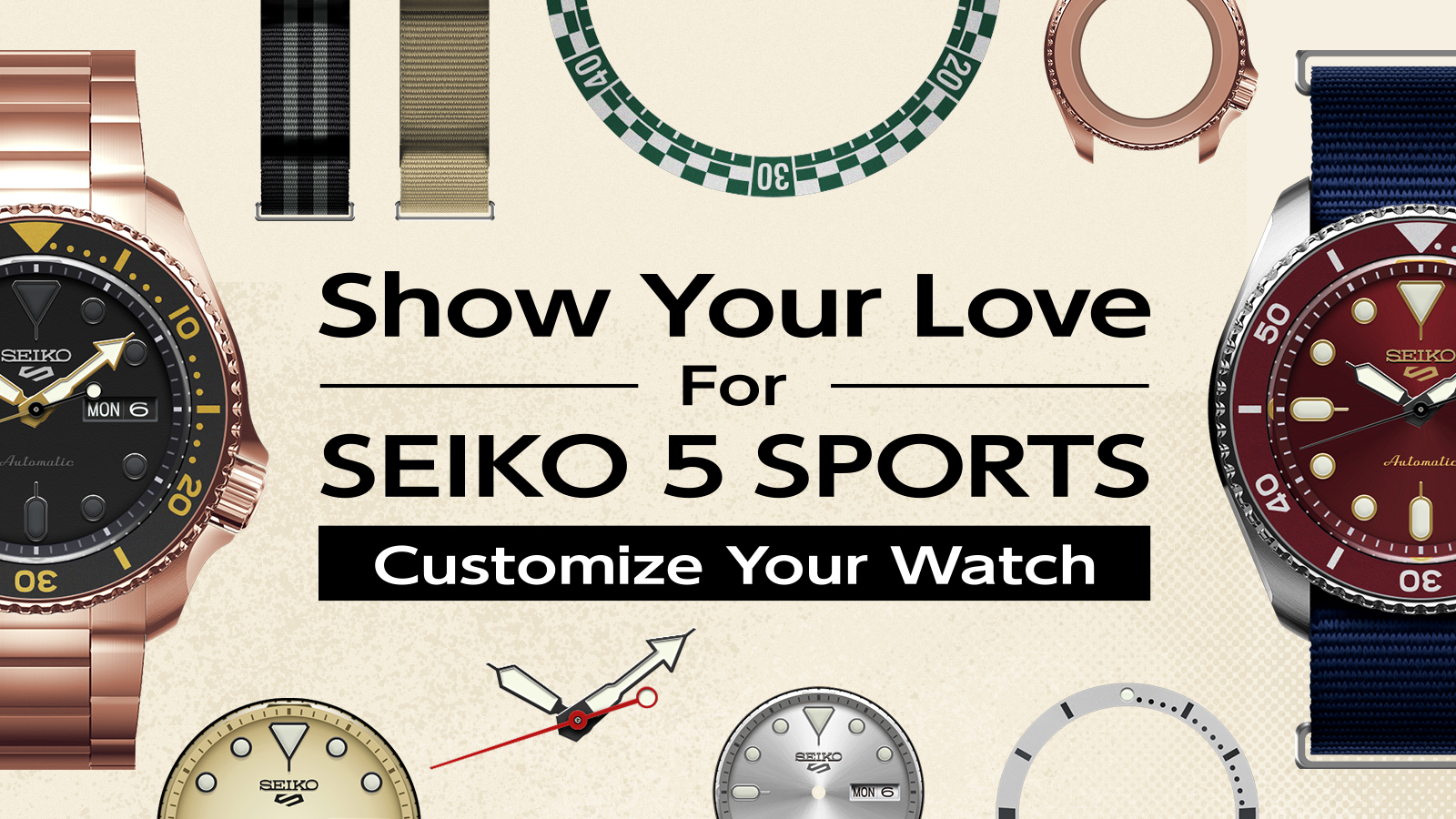 5 Sports SEIKO WATCHES