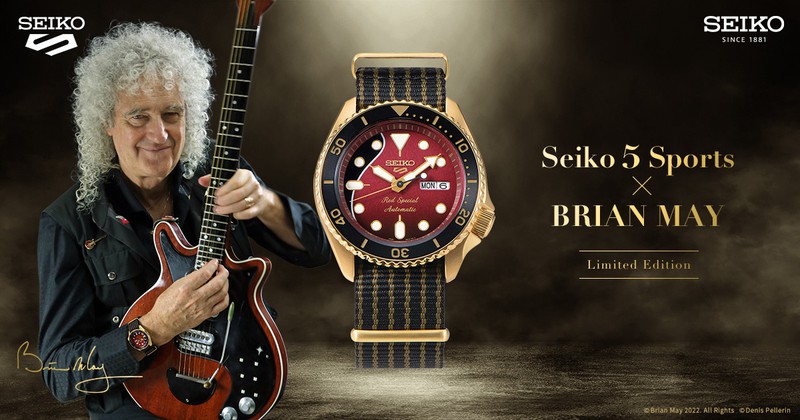 We will rock you Neues Kooperationsmodell mit Brian May SEIKO WATCHES