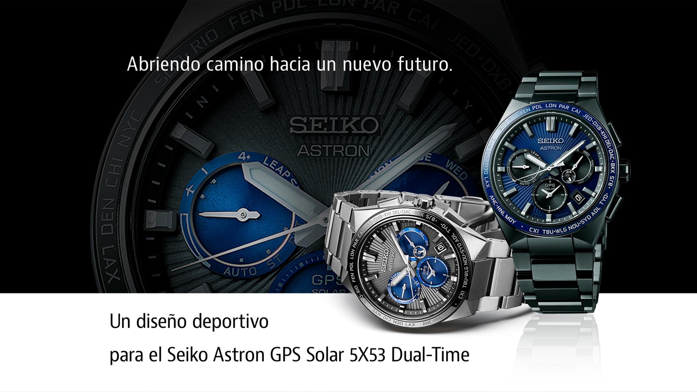 Reloj Astron Quartz GPS Solar Hombre Gris SSJ017J1 - Seiko - Ocarat