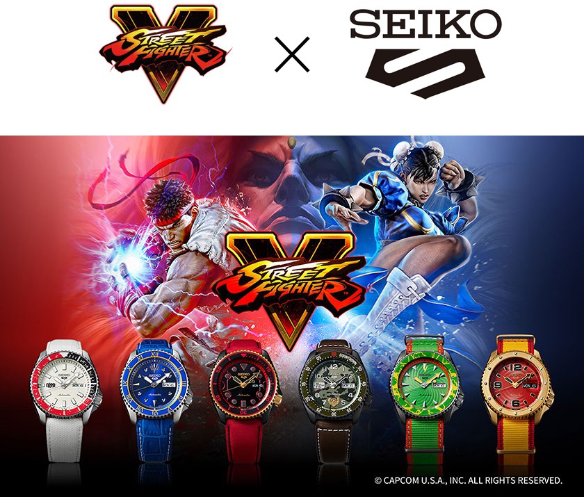 Top 75+ imagen seiko limited edition street fighter