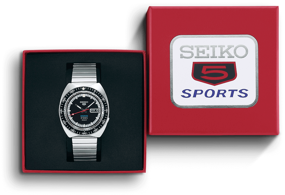 セイコー 5 sports 赤 - 腕時計(アナログ)