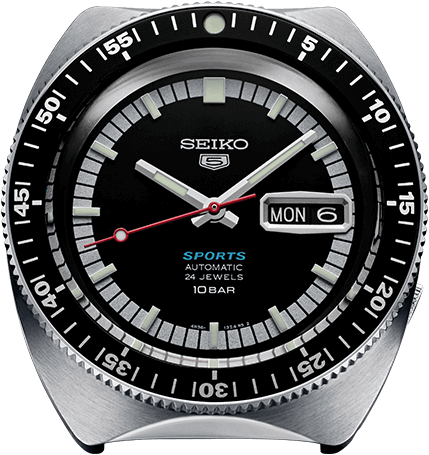 60s〜70s SEIKO5 SPORTS セイコースポーツ 自動巻 腕時計-