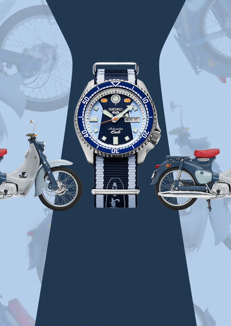 スーパーカブ」ウォッチ(セイコー 5スポーツ) SBSA181 - 腕時計(アナログ)