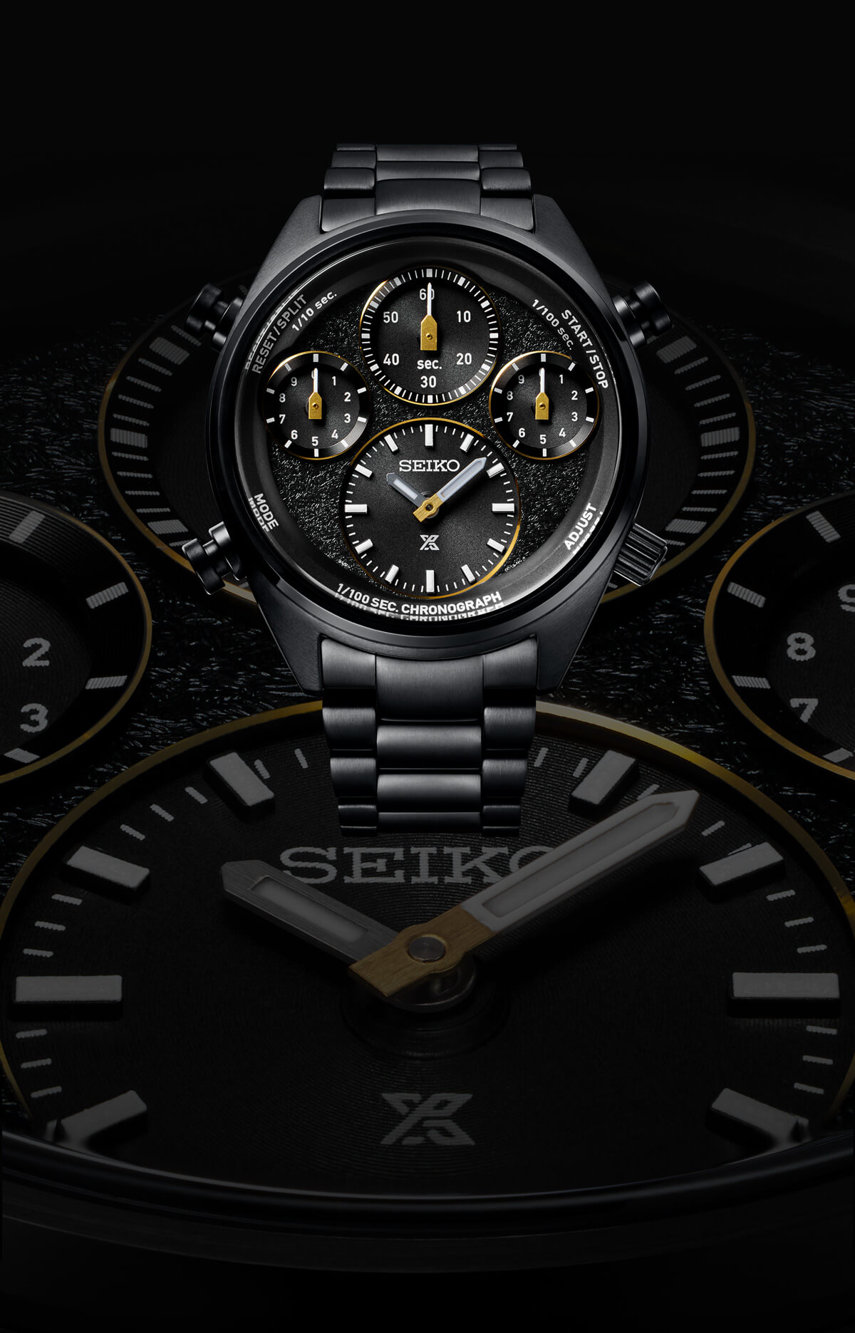 [期間限定価格]　SEIKO PROSPEX SPEED TIMER  　腕時計風防カーブサファイアガラス