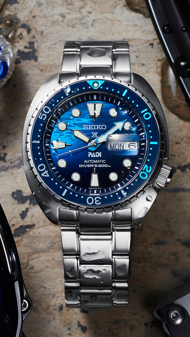 セイコー SEIKO PROSPEX 「海」シリーズ 腕時計 メンズ SBDY125 プロスペックス ダイバースキューバ 自動巻き ブルーグラデーションxシルバー アナログ表示