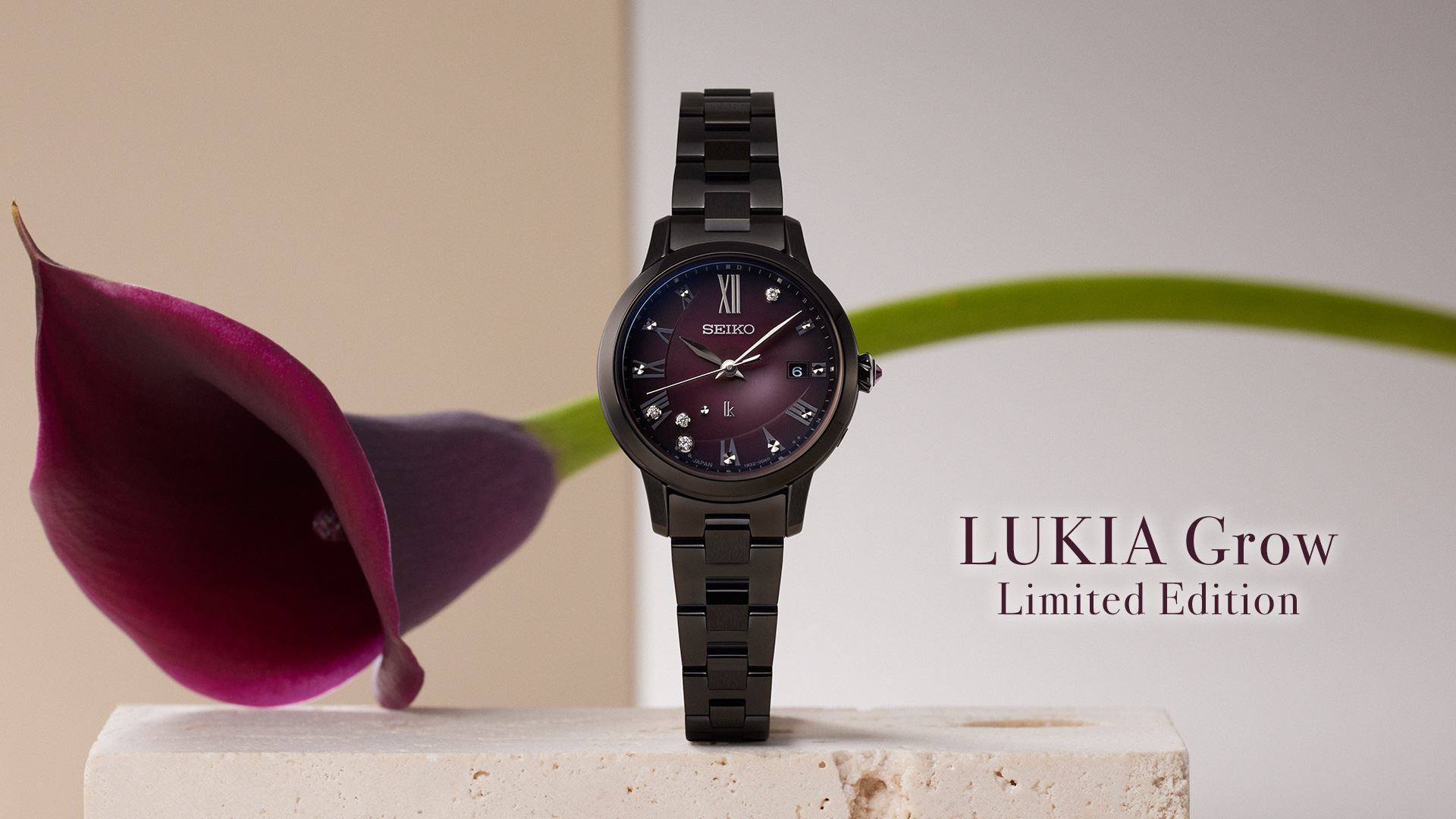 43 SEIKO セイコー  ルキア時計　レディース腕時計　パープル　紫　人気腕時計