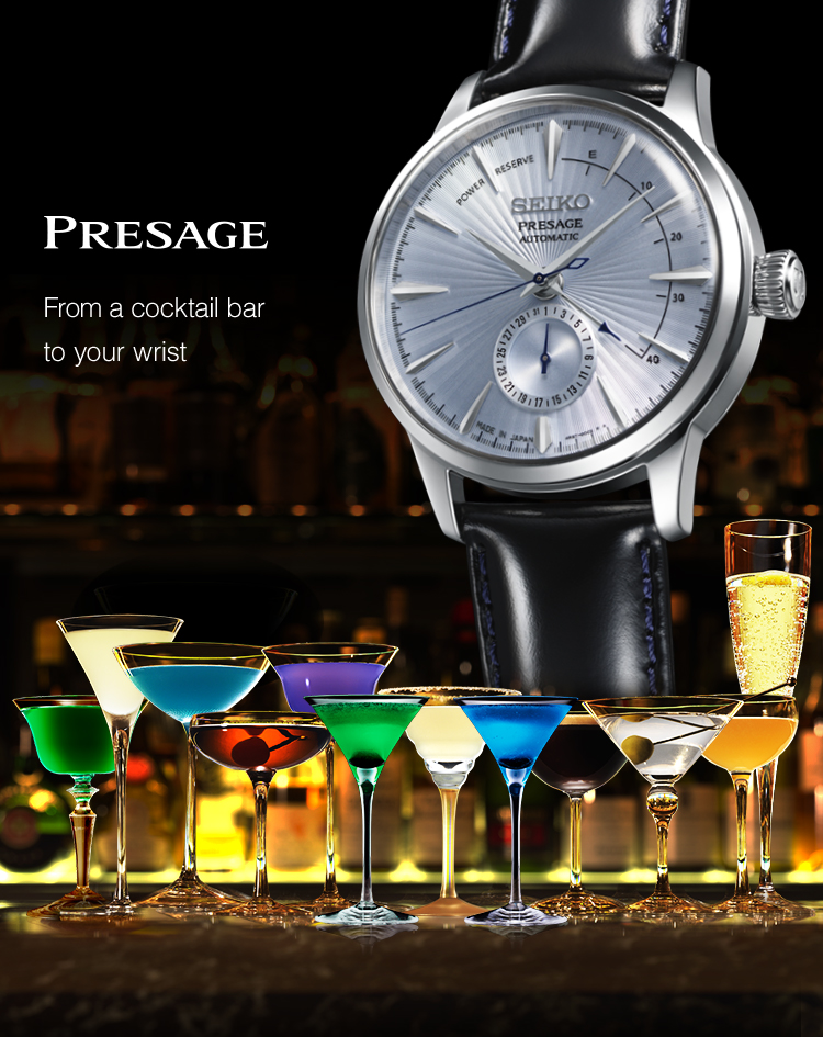 The photo of Presage collection inspired by the cocktail bar