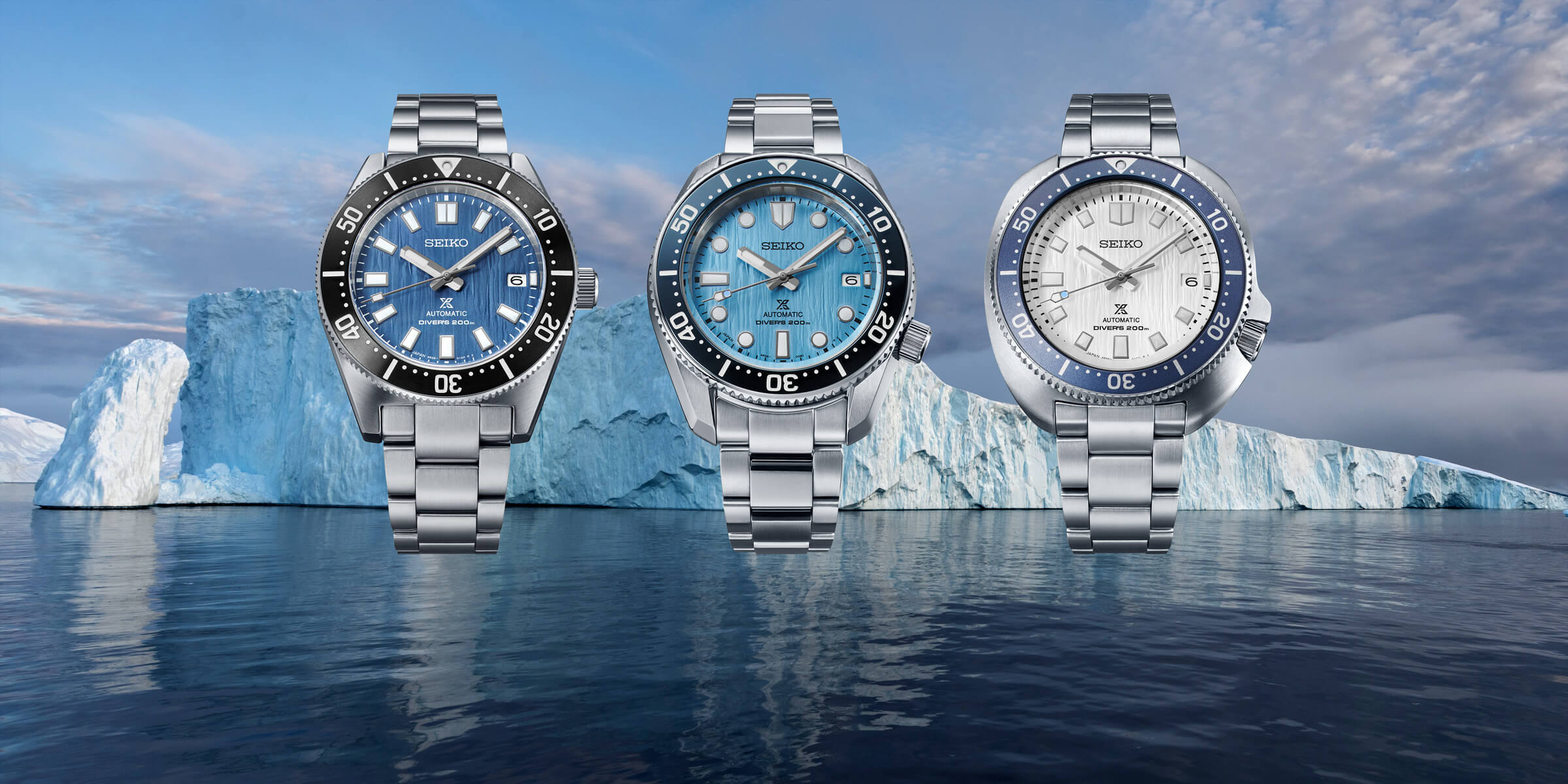 SEIKO PROSPEX 1965 / 1968 / 1970 Diver's Modern Re-interpretation Save the Ocean Special Editions