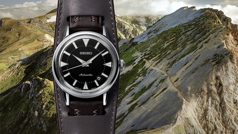 The re creation of Seiko s first Alpinist watch from 1959. An