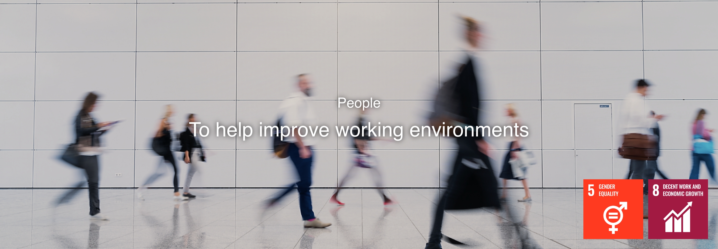 Pessoas Contribuir para a melhoria dos ambientes de trabalho
