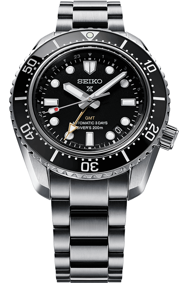 Relógio de mergulho Seiko Prospex SPB383J1 com mostrador preto