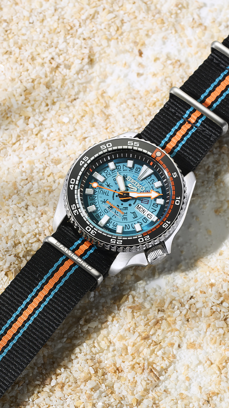 Seiko 5 Sports SRPL95K1, Edição Limitada BAMFORD.
