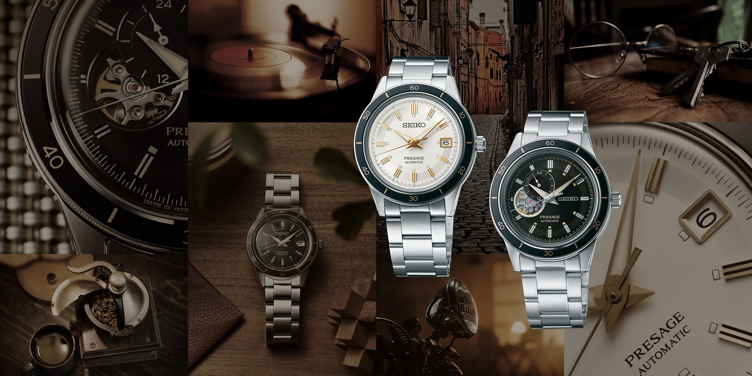 人気の製品 プレザージュ セイコーウオッチ 腕時計 Basic line Style60's SARY209 メンズ シルバー 