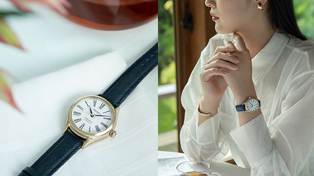 Presage introduces a feminine and Japanese sensibility. | Seiko 