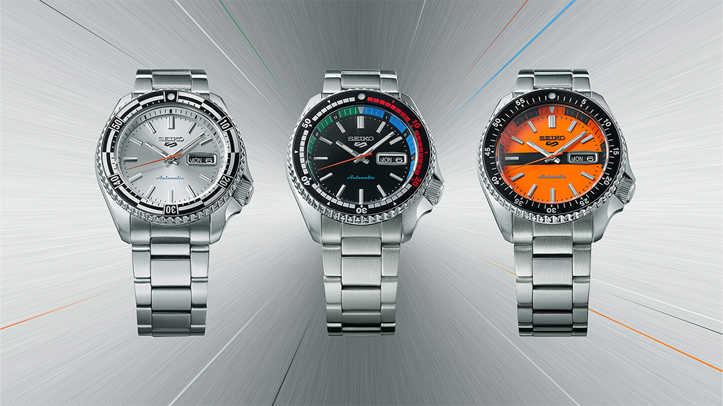Seiko 5 Sports celebrates 55 Watch its to paying origins. with Corporation four Seiko creations homage years new 