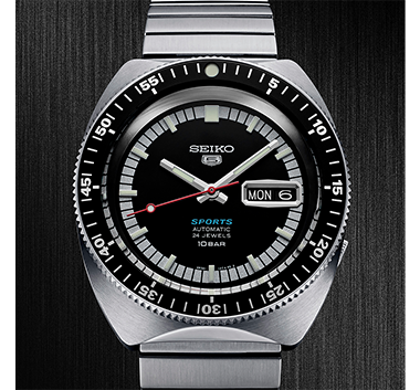 Seiko 5 with paying origins. homage four Watch Sports years new 55 creations to | its celebrates Seiko Corporation