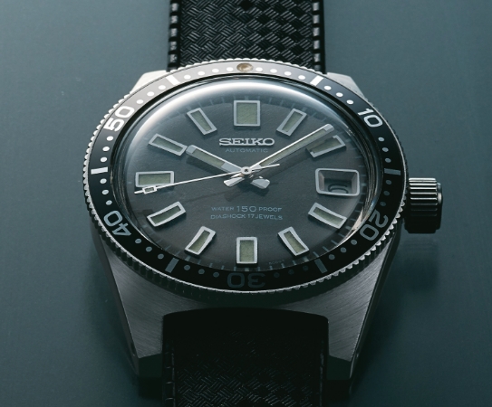 Powered by a new slimline movement a new re creation of Seiko s